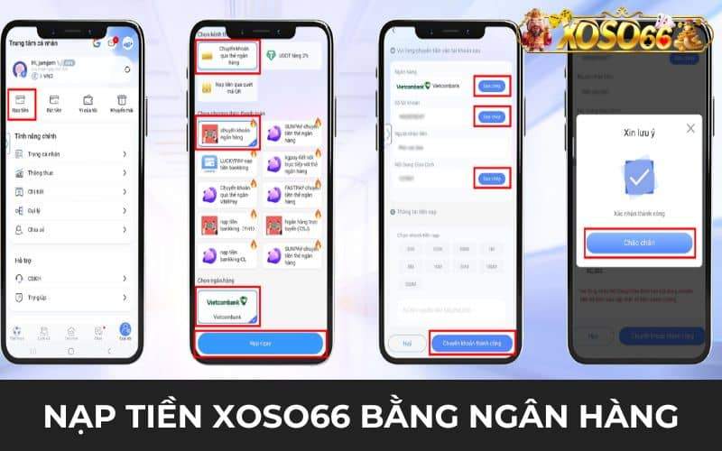 Hướng dẫn nạp tiền XOSO66 qua ngân hàng trực tuyến Hướng dẫn nạp tiền XOSO66 qua ngân hàng trực tuyến