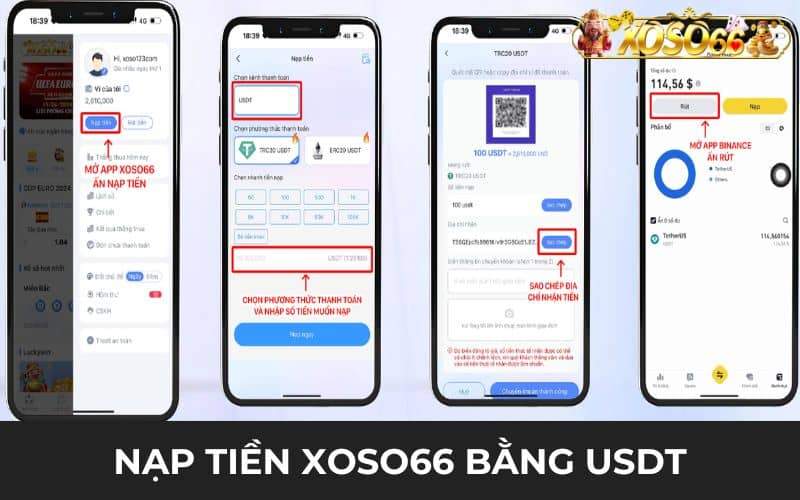 Nạp tiền XOSO66 qua USDT nhanh chóng và an toàn Nạp tiền XOSO66 qua USDT nhanh chóng và an toàn