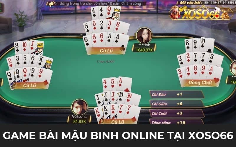 Game bài mậu binh online tại nhà cái XOSO66 Game bài mậu binh online tại nhà cái XOSO66