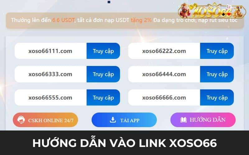Hướng dẫn truy cập link vào XOSO66 không bị chặn