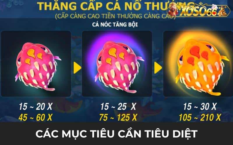 Những mục tiêu cần tiêu diệt để nhận thưởng Những mục tiêu cần tiêu diệt để nhận thưởng