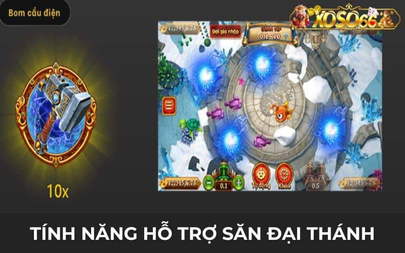 Những tính năng hỗ trợ người chơi trong game Đại Thánh Bắt Cá