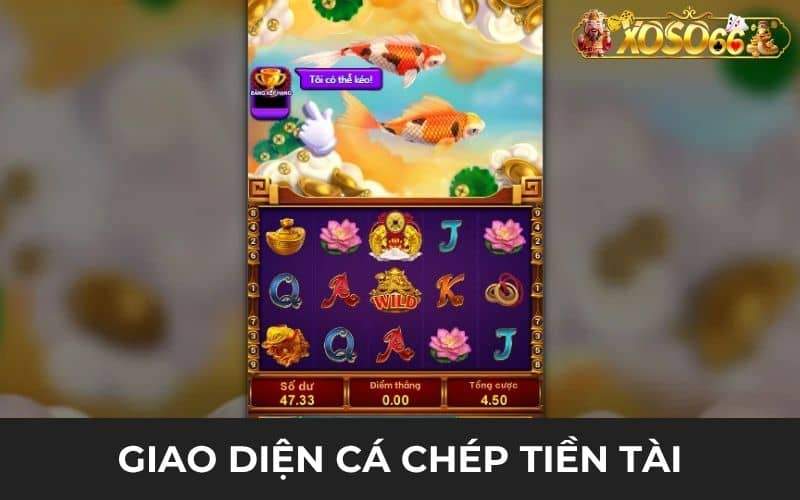 Giao diện trò chơi Cá Chép Tiền Tài tại XOSO66