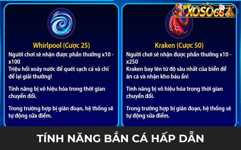Những tính năng hấp dẫn có trong kho báu loài cá Những tính năng hấp dẫn có trong kho báu loài cá