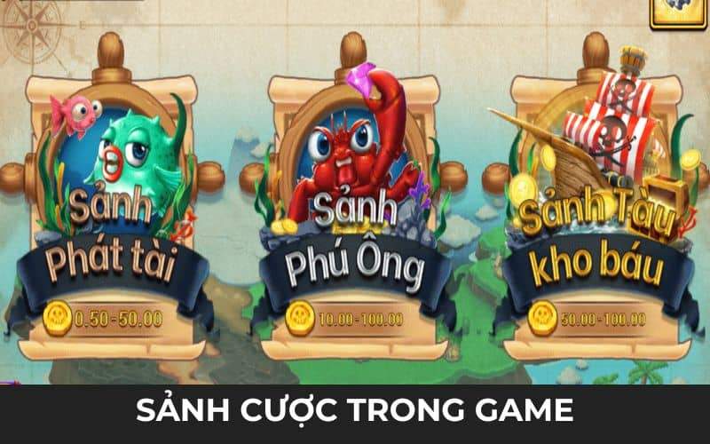 Sảnh chơi Thuyền Quý Bắt Cá