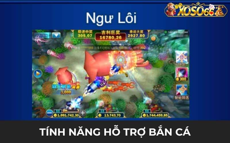 Tính năng hỗ trợ chơi trong game Jackpot đánh cá Tính năng hỗ trợ chơi trong game Jackpot đánh cá