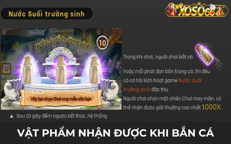 Vật phẩm nhận được khi chơi Thuyền Quý Bắt Cá