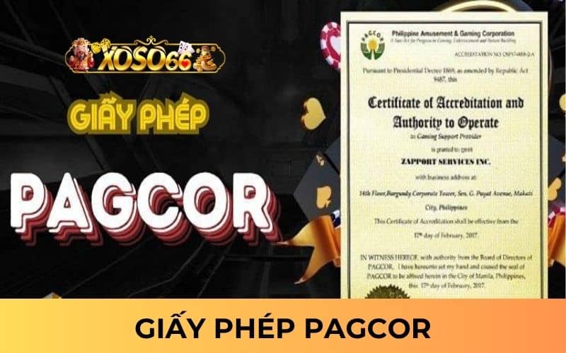 Giấy phép PAGCOR đảm bảo nhà cái có tính bảo mật cao